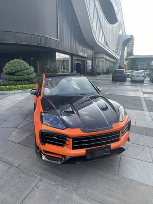 Porsche Cayenne Widebody Body Kit MSY Style Diffusore della bocca anteriore Spoiler Body Kit Porsche
