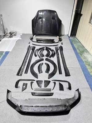 Porsche Cayenne Widebody Body Kit MSY Style Diffusore della bocca anteriore Spoiler Body Kit Porsche