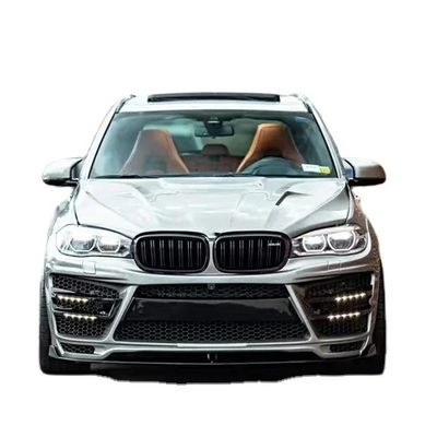 Per BMW X5 X5M Wide-body Kit X5 X5M Upgraded RD Carbon Fiber Style Front and Rear Bumper Spoiler Hood Widebody Kit