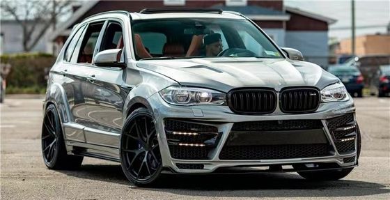 Per BMW X5 X5M Wide-body Kit X5 X5M Upgraded RD Carbon Fiber Style Front and Rear Bumper Spoiler Hood Widebody Kit