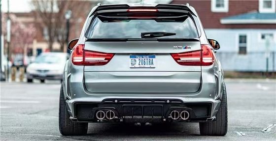 Per BMW X5 X5M Wide-body Kit X5 X5M Upgraded RD Carbon Fiber Style Front and Rear Bumper Spoiler Hood Widebody Kit