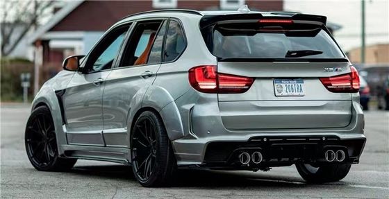 Per BMW X5 X5M Wide-body Kit X5 X5M Upgraded RD Carbon Fiber Style Front and Rear Bumper Spoiler Hood Widebody Kit
