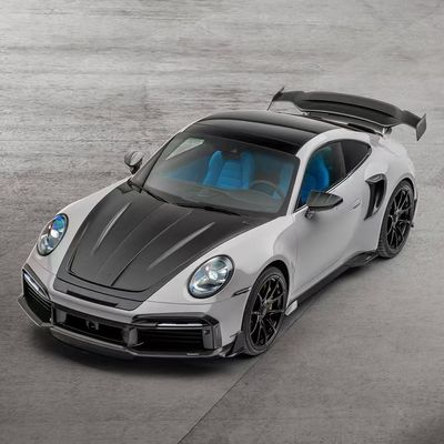 992 Turbo Porsche Body Kit Fibra di carbonio MSY Style Diy Rear Bumper Spoiler Hood