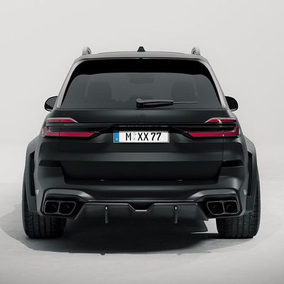 Per la BMW X7 Kit corpo in fibra di carbonio X7 Kit corpo in fibra di carbonio diffusore della bocca anteriore spoiler cappuccio gonna laterale