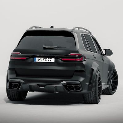 Per la BMW X7 Kit corpo in fibra di carbonio X7 Kit corpo in fibra di carbonio diffusore della bocca anteriore spoiler cappuccio gonna laterale