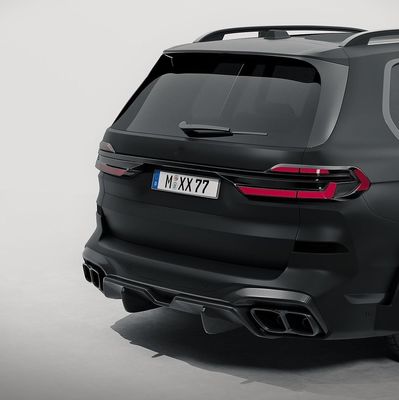 Per la BMW X7 Kit corpo in fibra di carbonio X7 Kit corpo in fibra di carbonio diffusore della bocca anteriore spoiler cappuccio gonna laterale