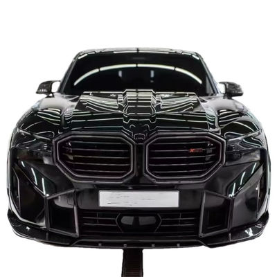 Per BMW XM Kit widebody in fibra di carbonio XM Upgrades stile RNG Fibra di carbonio diffusore della bocca anteriore ruota arco spoiler cappuccio corpo largo