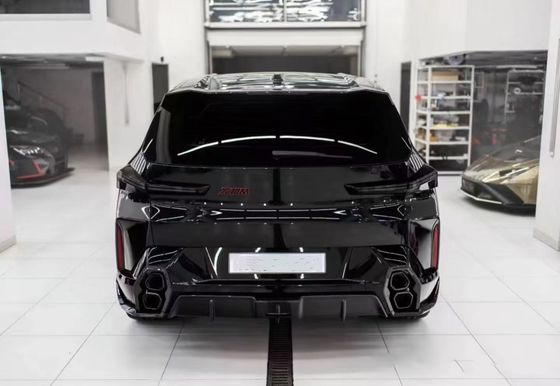Per BMW XM Kit widebody in fibra di carbonio XM Upgrades stile RNG Fibra di carbonio diffusore della bocca anteriore ruota arco spoiler cappuccio corpo largo