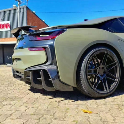 Per la BMW I8 Kit corpo in fibra di carbonio I8 Fibra di carbonio fronte labbra diffusore spoiler gonna laterale
