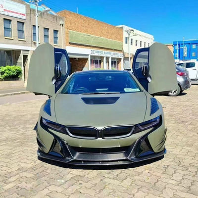 Per la BMW I8 Kit corpo in fibra di carbonio I8 Fibra di carbonio fronte labbra diffusore spoiler gonna laterale