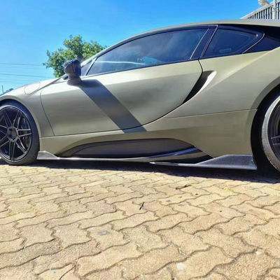 Per la BMW I8 Kit corpo in fibra di carbonio I8 Fibra di carbonio fronte labbra diffusore spoiler gonna laterale