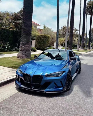 4 Coupé Bmw M3 Body Kit Blu Sostituire Front GEEX Stile Front Bumper Fenders
