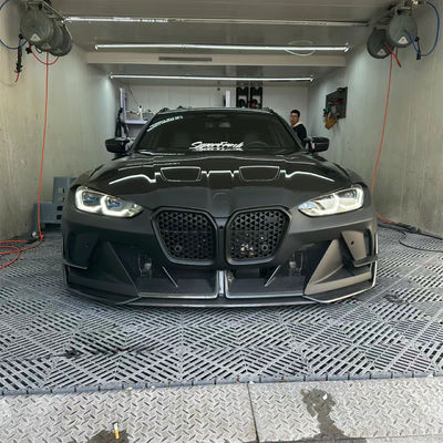 4 Coupé Bmw M3 Body Kit Blu Sostituire Front GEEX Stile Front Bumper Fenders