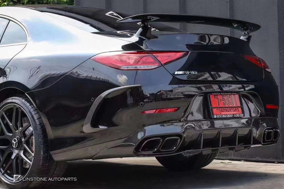 Vendita 2018-2022 per Mercedes CLS300 CLS350 W257 Kit corpo in fibra di carbonio CLS Fibra di carbonio Scoop anteriore spoiler diffusore posteriore