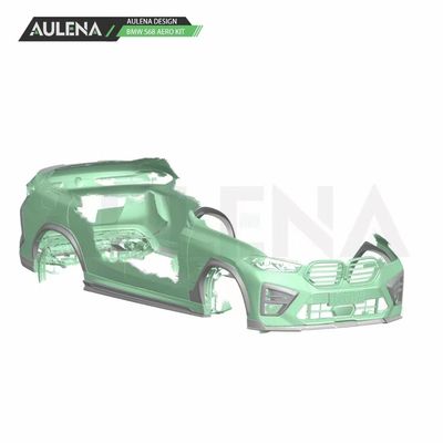 SUV Bmw X6 Body Kit Fibra di carbonio X6M Front Bumper Lip Splitter Side Spoiler