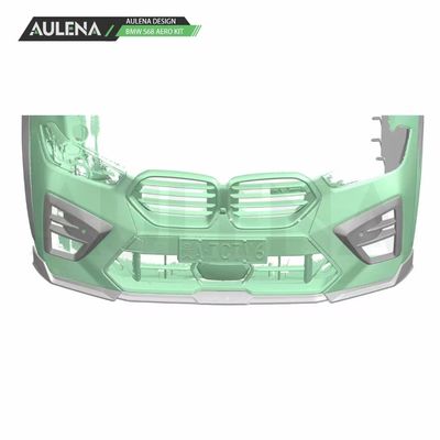 SUV Bmw X6 Body Kit Fibra di carbonio X6M Front Bumper Lip Splitter Side Spoiler