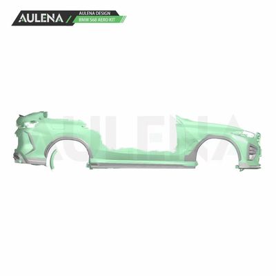 SUV Bmw X6 Body Kit Fibra di carbonio X6M Front Bumper Lip Splitter Side Spoiler