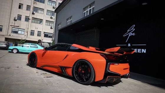 I8 BMW Body Kit Car 2018 - 2019 Spoiler in fibra di carbonio Front Bumper Spoiler Wing