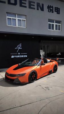 I8 BMW Body Kit Car 2018 - 2019 Spoiler in fibra di carbonio Front Bumper Spoiler Wing
