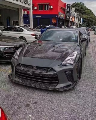 Per Nissan GTR R35 Carbon Fiber Body Kit GTR Upgraded Top Style Carbon Fiber Front e Rear Bumper Side Skirt Spoilers