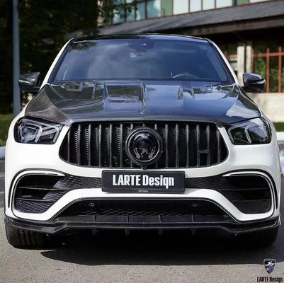 Nuovo prodotto Cappuccio in fibra di carbonio per Mercedes GLE Coupé GLE Copertura motore in fibra di carbonio Copertura portello motore