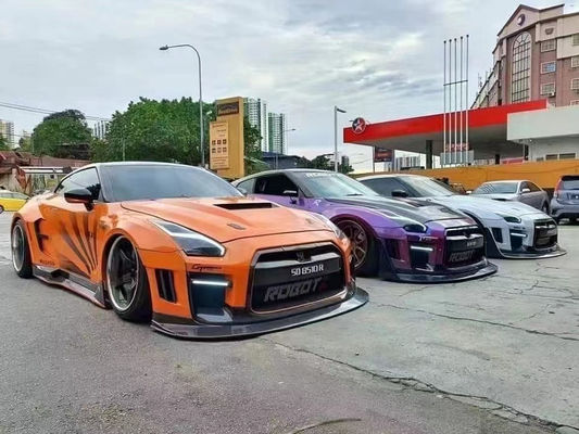 Customized 2022 Nissan Body Kit Front And Rear GTR R35 Car Bumper Covers