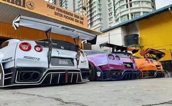 Customized 2022 Nissan Body Kit Front And Rear GTR R35 Car Bumper Covers
