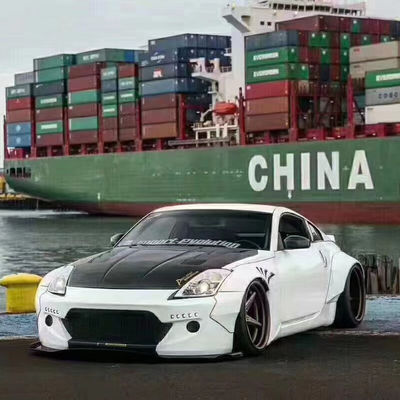 350Z Nissan Body Kit Resina Fibra Paraurti Posteriore Diffusore Automatico Anteriore Spoiler Giubbotto laterale