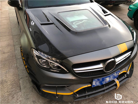 Copertura in fibra di carbonio per Benz C63 Coupé Materiale in fibra di carbonio C63 Cappa in fibra di carbonio Cappa motore