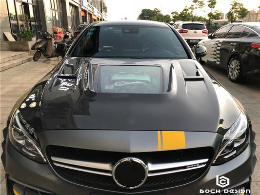 Copertura in fibra di carbonio per Benz C63 Coupé Materiale in fibra di carbonio C63 Cappa in fibra di carbonio Cappa motore