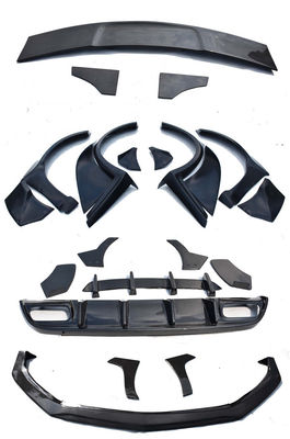 Per Mercedes AMG A45 Kit corpo in fibra di carbonio A45 Upgraded Top Style Front Shovel Diffuser Spoiler Wide-body Kit