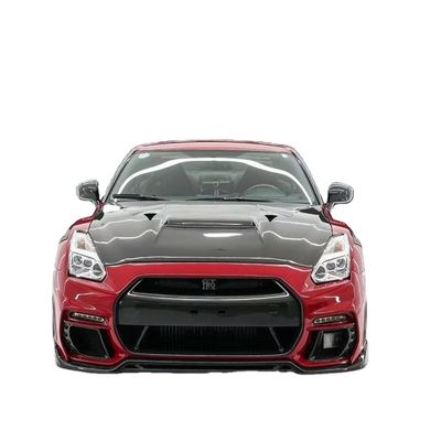 GTR R35 Nissan Body Kit Fibra di carbonio KP Stile Bumper Spoiler Front Widebody Kit