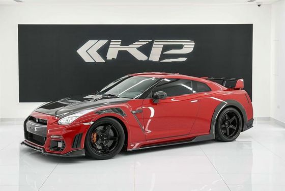 GTR R35 Nissan Body Kit Fibra di carbonio KP Stile Bumper Spoiler Front Widebody Kit