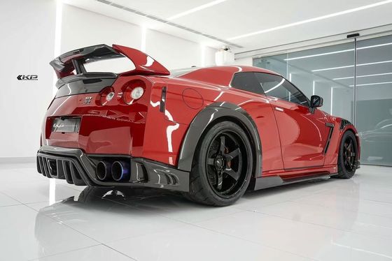 GTR R35 Nissan Body Kit Fibra di carbonio KP Stile Bumper Spoiler Front Widebody Kit