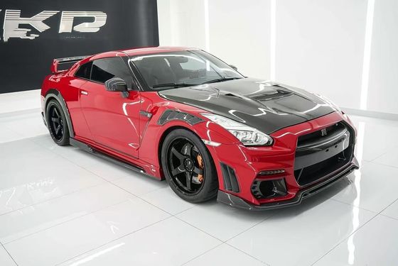 GTR R35 Nissan Body Kit Fibra di carbonio KP Stile Bumper Spoiler Front Widebody Kit