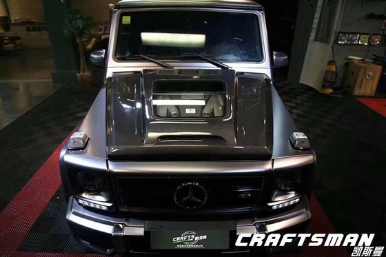 Per la Benz Classe G W463 W464 Cappa in fibra di carbonio G500G55G63G350 IMP Copertura della macchina in stile trasparente