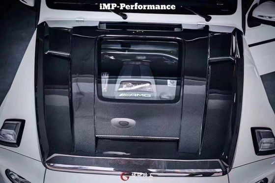 Per la Benz Classe G W463 W464 Cappa in fibra di carbonio G500G55G63G350 IMP Copertura della macchina in stile trasparente