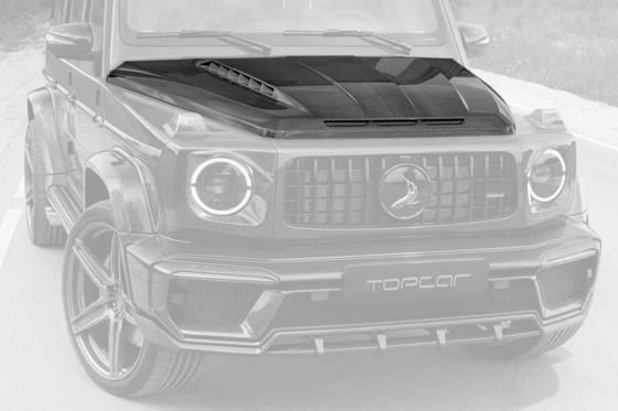 Per la classe Benz G W464 W463 G500 G550 G63 G350 Copertura della macchina in fibra di carbonio W464 W463 Upgrade Topcar Style Cover