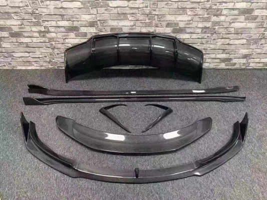 High Quality Carbon Fiber MODEL 3 Carbon Fiber Body Kit for MODEL 3 Front Shovel Rear Diffuser Spoiler Side Skirt