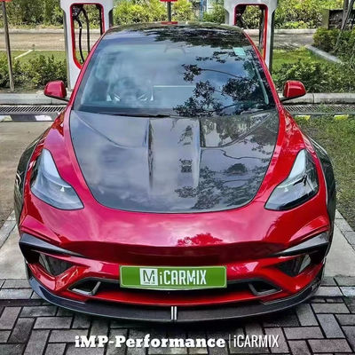 Nuovo prodotto Modello 3 Wide Bodyki per il Tesla MODEL 3 Body Kit Upgrade IMP Style Spoiler del paraurti anteriore e posteriore