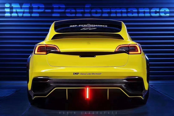 Nuovo prodotto Modello 3 Wide Bodyki per il Tesla MODEL 3 Body Kit Upgrade IMP Style Spoiler del paraurti anteriore e posteriore
