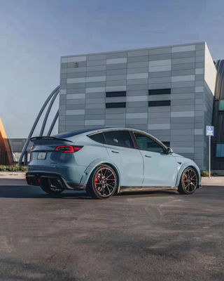 Nuovo prodotto Modello Y Carrozzeria in fibra di carbonio Modello Y Paletta anteriore Copertura di spoiler del diffusore posteriore