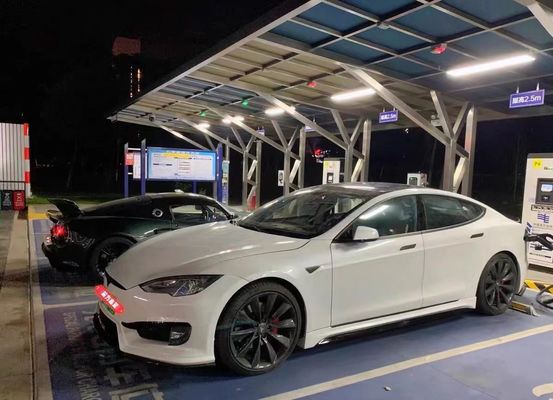 Per Tesla Modello S Body Kit Modello S Modernizzato PD-stile Fronte e posteriore Bumper Spoiler Body Kits