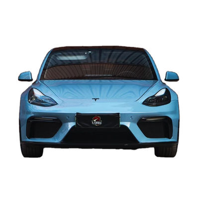 Ricambi auto per Tesla Model 3 Body Kit PP Materiale plastico MODELLO 3 Kit di carrozzeria del paraurti anteriore in stile GT4