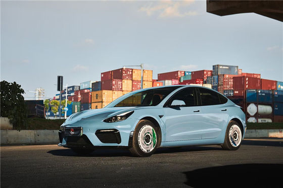 Ricambi auto per Tesla Model 3 Body Kit PP Materiale plastico MODELLO 3 Kit di carrozzeria del paraurti anteriore in stile GT4