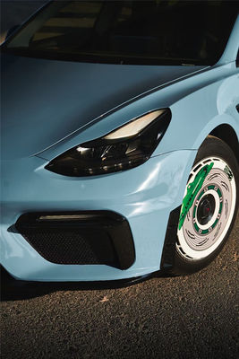 Ricambi auto per Tesla Model 3 Body Kit PP Materiale plastico MODELLO 3 Kit di carrozzeria del paraurti anteriore in stile GT4