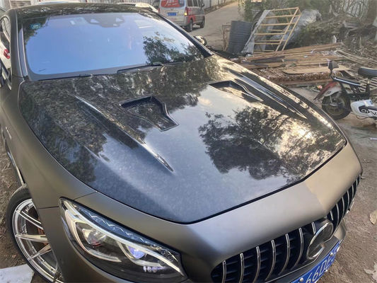 Per Benz W217 Classe S Coupé Copertura in fibra di carbonio Cursory W217 Copertura per macchine in stile MSY aggiornata
