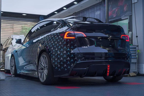 Ricambi auto per Tesla MODEL Y Body Kit MODEL Y Upgraded SD-style Front and Rear Bumper Spoiler Carbon Fiber Body Kit