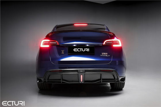 Auto Parts Carbon Fiber Body Kit per Tesla MODELLO Y MODELLO Y Modernizzato Ecturi Style Front Shovel Diffuser Spoiler Body Kit
