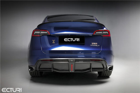 Auto Parts Carbon Fiber Body Kit per Tesla MODELLO Y MODELLO Y Modernizzato Ecturi Style Front Shovel Diffuser Spoiler Body Kit